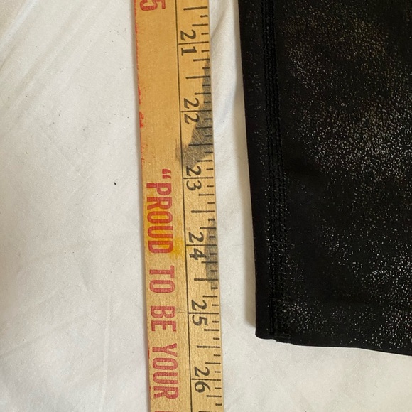 Knix Womens High Waisted Contour Leggings Black Shimmer Medium Edgy Athleisure - Picture 13 of 15